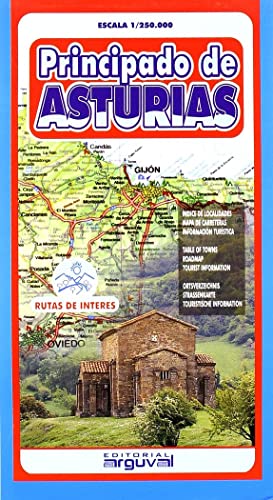 Mapa de Asturias (MAPAS DE CARRETERAS)