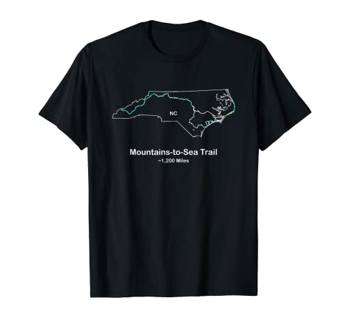 Mapa de ruta de montaña a mar Camiseta