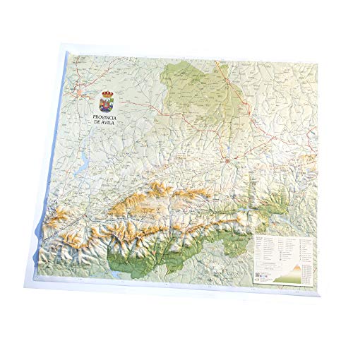 Mapa en relieve Ávila. Escala 1:200.000, 76x65 cm