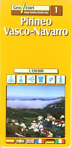 Mapa pirineo Vasco-Navarro 1:150000 (Mapa Turistico (geoestel))
