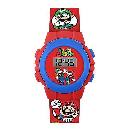 Mario Reloj Digital para Niños de Cuarzo con Correa en Plástico GSM4234