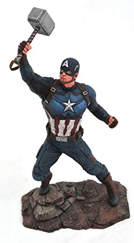 Marvel Avengers Endgame Captain America PVC Figura, Multicolor, One-Size (Diamond Select Toys JUL192669)
