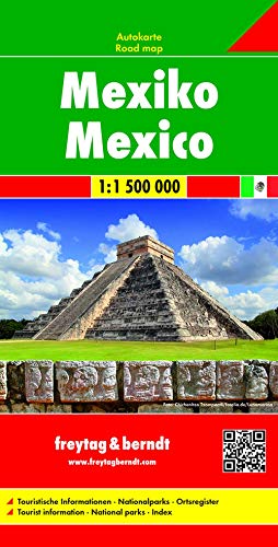 México, mapa de carreteras. Escala 1:1.500.000. Freytag & Berndt.: Wegenkaart Schaal 1 : 1.500.000: AK 217 (Auto karte)
