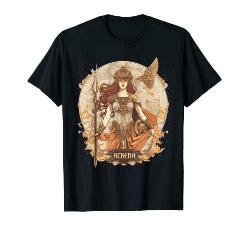 Mitología griega: Atenea, diosa de la sabiduría y la guerra clásica Camiseta