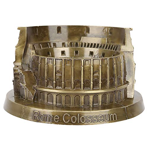 Modelo Vintage Del Coliseo Romano, Réplica Arquitectónica En Miniatura Para Decoración De Oficina Y Hogar, Adorno De Escritorio Hecho A Mano Con Encanto Histórico