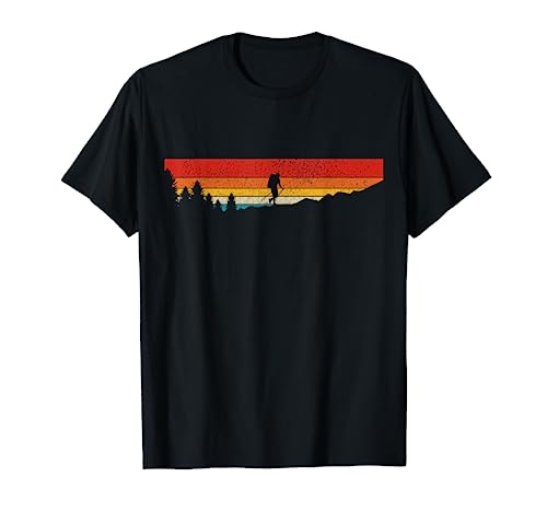 Montañas Excursionista Montañero Escalada Camiseta
