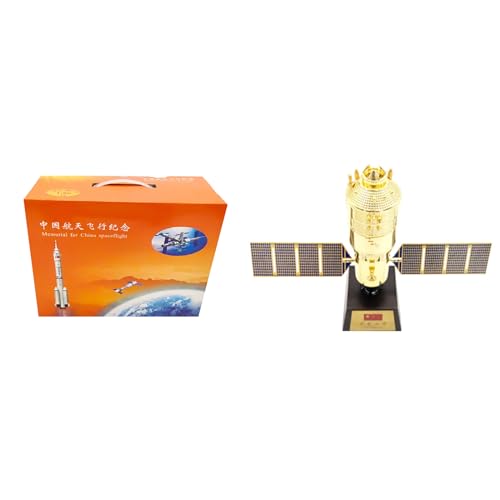 MOOKEENONE 1:80 Alloy Tiangong No.2 Modelo satélite de la nave espacial modelo de satélite de la aviación para la colección y el regalo