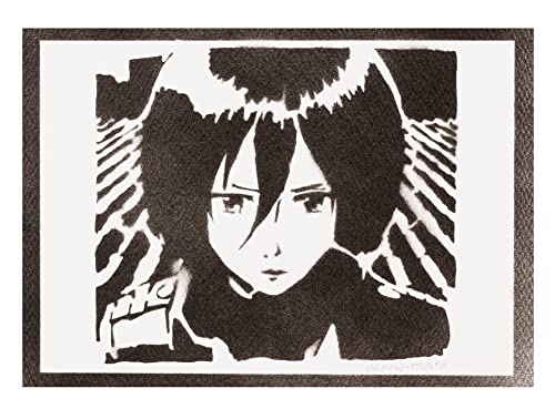 moreno-mata Mika. At. on Ti. Autentico Graffiti Hecho a Mano Handmade Poster Anime y Manga Cuadros Decoracion Salon Modernos Regalos Originales para Hombre y Mujer