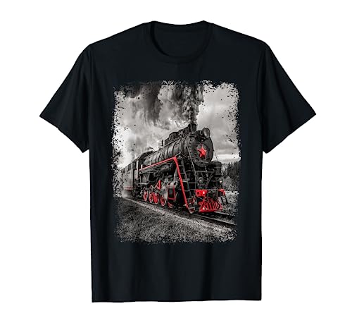 motor de locomotora de vapor de tren antiguo amantes del Camiseta