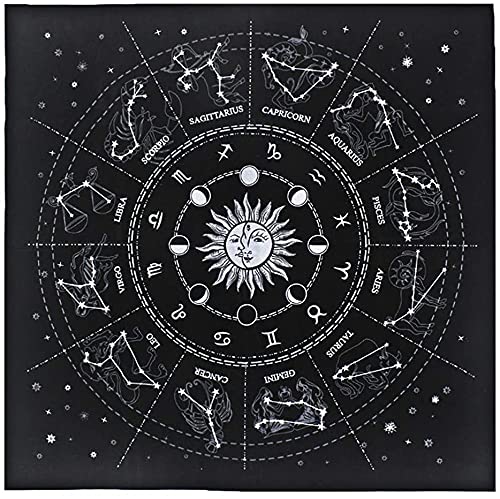 Namvo Macabolo - Mantel de tarot de franela suave para juegos de mesa de astrología Tarot de terciopelo de adivinación para entusiastas del tarot y hogares diarios de 50 x 50 cm