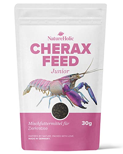 NatureHolic - Cheraxfeed Junior - alimento para cangrejos de río en el Acuario - 30g