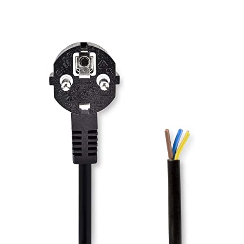 Nedis Cable de alimentacion Conec Tor Schuko en Angulo - Ex