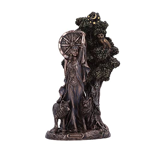 Nemesis Now Arianrhod - Figura Decorativa de la Diosa Celta del Destino, Bronce, 24 cm, D6002W2