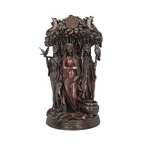 Nemesis Now Maiden, Madre, Crone - Figura Decorativa (32 cm), Color Bronce