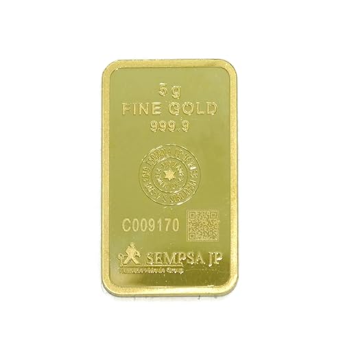 Never Say Never Lingote de oro puro macizo de 5.00gr de oro de 24k con certificado de garantía numerado. Cada lingote es único.