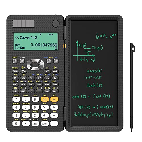 NEWYES Calculadora Científica de Ingeniería con Tableta de Escritura, con Batería Solar, Calculadora 991ES plus actualizada con 417 funciones