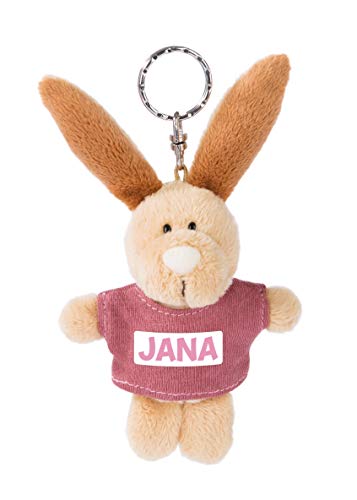 Nici 44624 Jana - Llavero con Camiseta (10 cm), diseño de Conejo, Color Beige