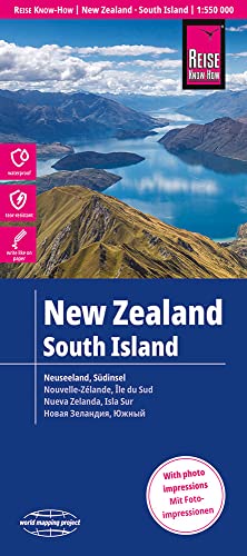 Nueva Zelanda, Isla Sur 1:550.000 mapa impermeable de carreteras. Reise Know How.: world mapping project (New Zealand - South Island (1:550.000))