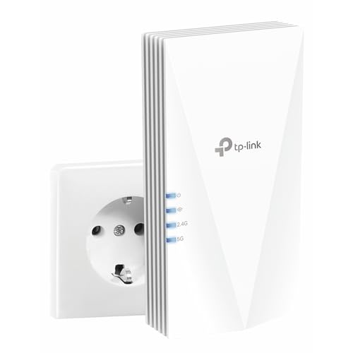 [Nuevo]TP-Link RE500X - WIFI 6 Repetidor, AX1500 WiFi, Puerto Ethernet Gigabit 10/100/1000 Mbos, Compatible con Todos los Routers