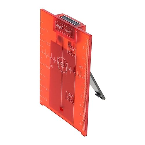 NURCIX Placa de tarjeta horizontal y vertical con soporte para línea láser verde rojo herramientas de medición accesorios juego de herramientas de medición micrómetro para regla de carpintería