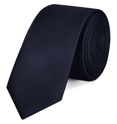 OcioDual Corbata Clásica Azul Marino Hecha a Mano Elegante para Bodas, Fiesta, Oficina, Accesorios de Ropa, Corbata de Hombre para Regalo, Celebraciones y Eventos, Mens Tie Classica