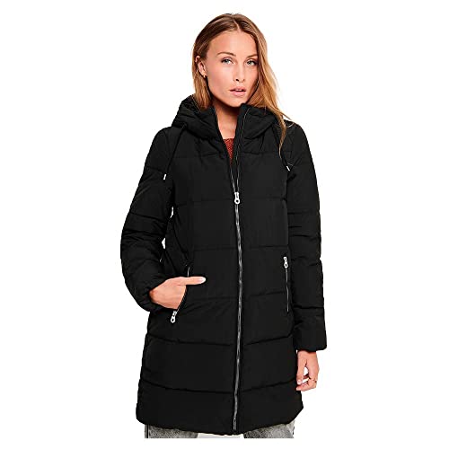 Only Onldolly Long Buffer Coat CC Otw Abrigo, Negro (Black), XL para Mujer