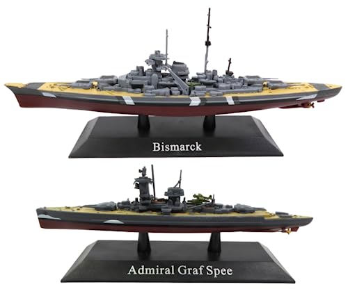 OPO 10 - Lote de 2 Buques de Guerra 1/1250: Admiral GRAF Spee + Bismarck / WSL48 / WS1+3