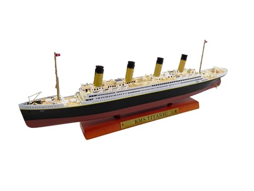 OPO 10 - Réplica en Miniatura Coleccionable del Famoso transatlántico RMS Titanic - Escala 1/1250 o 21,5 cms