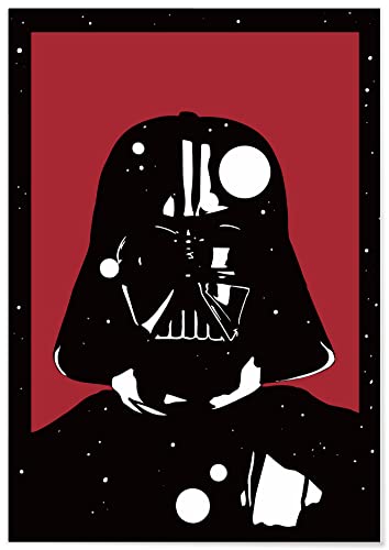 Panorama Póster Star Wars Darth Vader 70x100 cm - Impreso en Papel de 250gr - Póster Pared - Láminas para Enmarcar - Cuadros Decoración Salón - Pósters Decorativos - Cuadros Modernos