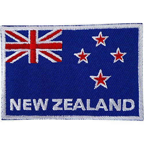Parche bordado de la bandera de Nueva Zelanda para planchar o coser