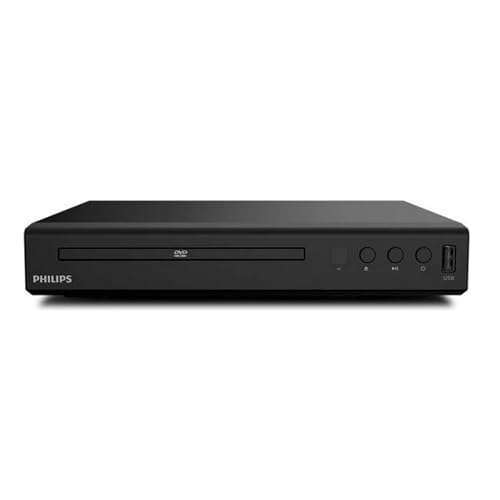 Philips TAEP200 Reproductor de DVD/CD - HDMI, Full HD, Conexión de Medios USB, DivX Ultra, Control Remoto - Negro