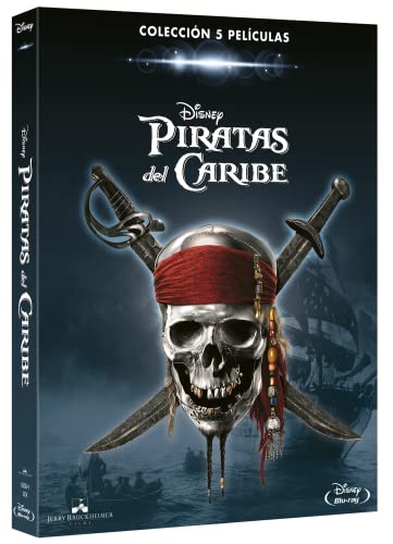 Piratas del Caribe 1-5 (Pirates of the Caribbean) (Blu-ray) Pack: La Maldicion de la Perla Negra, El Cofre del Hombre Muerto, En el fin del Mundo, En Mareas Misteriosas, La Venganza de Salazar
