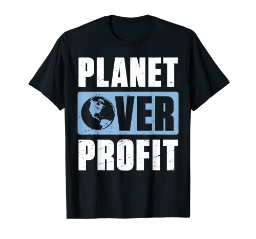 Planeta del Día de la Tierra sobre el beneficio del cambio climático ambiental Camiseta