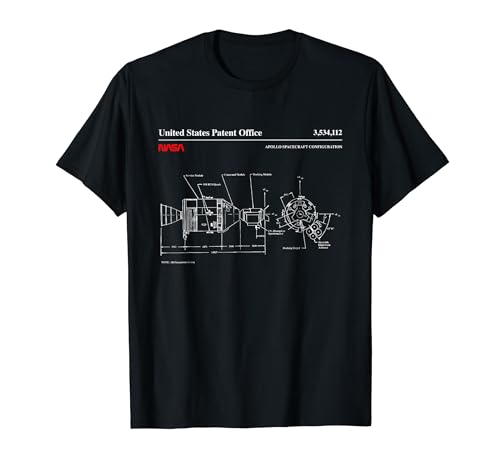 Plano de la nave espacial Apolo de la NASA Camiseta