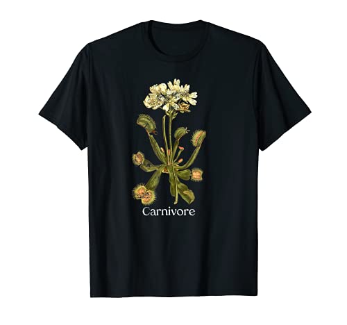 Planta Carnívora Venus con diseño vintage Camiseta