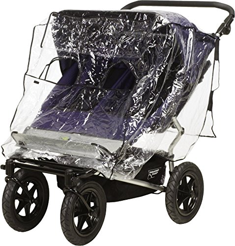 Playshoes 448962 universal cubierta impermeable, protección contra la lluvia, de lluvia para Zwilling Buggy/Tandem carro con ventana de contacto