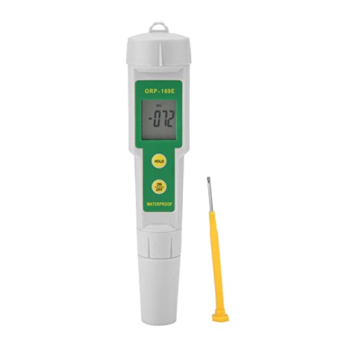 Pluma de medición digital con probador de ORP positivo y negativo para piscina de acuario con rango de medición de 0 a ± 1999 mg/LmV