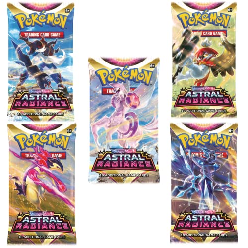 Pokemon Cartas Espada Y Escudo – Astral Radiance Booster Packs x5 - Inglés Cartas Originales - Cartas Originales