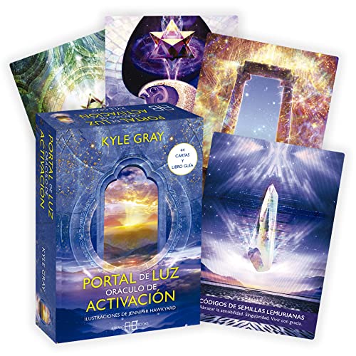 Portal de luz: Oráculo de activación: 44 cartas y libro guía (ADIVINACION-TAROT-JUEGOS)