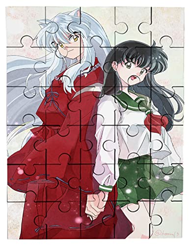 Puzzle con 30 Piezas Inuyasha Kagome Personajes Rompecabezas Educativo puzle.