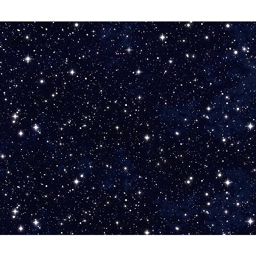 Renaiss 2.2x1.5m Fondo de Estrellas de Brillo de Cielo Nocturno Fondo de fotografía de Cielo Estrellado de Galaxia de Vinilo decoración de Fiesta de cumpleaños Baby Shower niños Retrato Foto Props