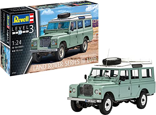 Revell-Land Rover Series III, Escala 1:24 Kit de Modelos de plástico, Multicolor, 1/24 07047 7047