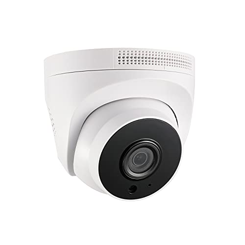 Revotech HD 3MP Cámara IP PoE para Interiores con Audio, Domo Cámara de Seguridad Visión Nocturna por Infrarrojos Vista Remota P2P Cámara CCTV H.265/H.264 (I3006-POE-Audio)