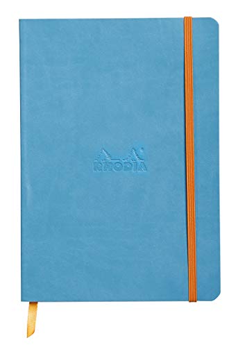 Rhodia Rhodiarama - Cuaderno de notas, tamaño A5, color azul turquesa