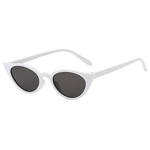 Richo Gafas de sol vintage de Cateye, lentes de sol polarizadas cuadradas para hombres y mujeres, protección UV ojo de gato gafas de sol