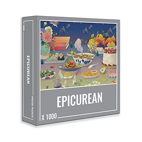 Rompecabezas Cloudberries Epicurean - Rompecabezas de Arte con temática gastronómica 1000 Piezas. Hecho en Europa. ¡Decoración Moderna Pared!