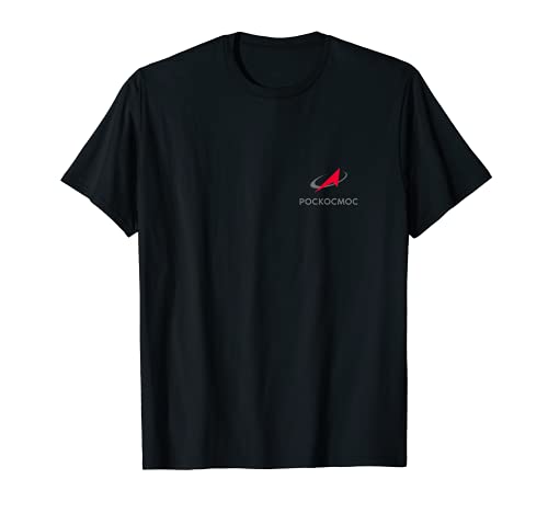 "Roscosmos" Agencia Espacial Rusa Cirílico Camiseta