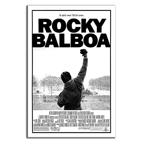 RuidoRosa Cuadro Lienzo Poster película de Rocky (40x30)