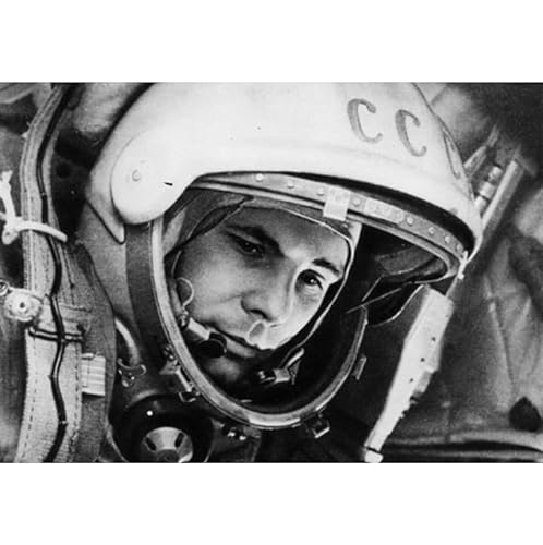 SALITI Poster Póster De Exploración Espacial De Héroes Espaciales Yuri Gagarin Cuadro Sobre Lienzo Para Pared Decoración Del Hogar 50 * 70 Cm Sin Marco
