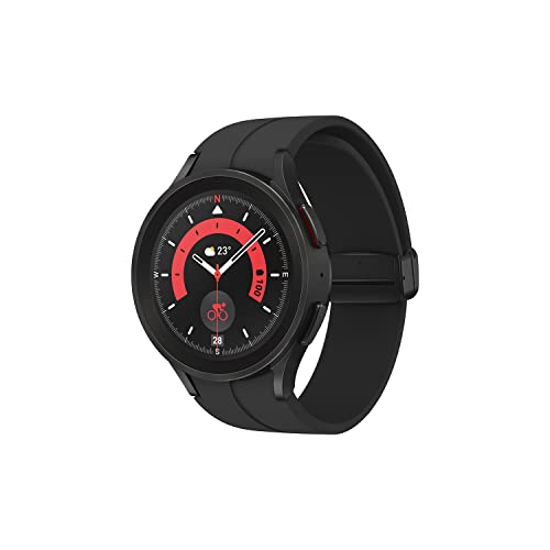 Samsung Galaxy Watch5 Pro, Reloj Inteligente, Monitorización de la Salud, Seguimiento Deportivo, Bluetooth, 45 mm, Titanio Negro